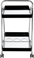 HAKU Möbel Servierwagen schwarz 62,0 x 46,0 x 84,0 cm