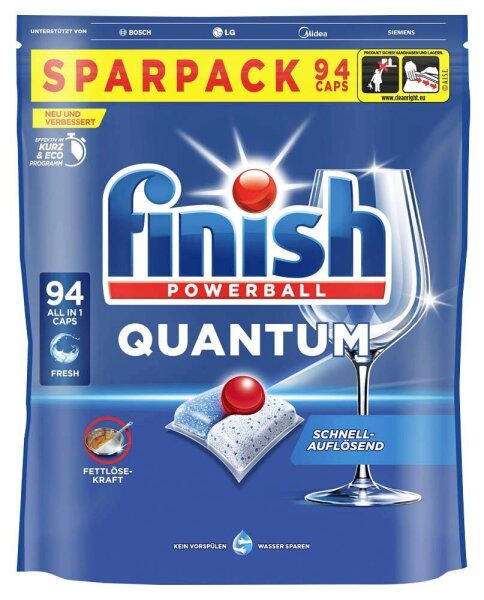 finish POWERBALL QUANTUM ALL IN 1 Spülmaschinentabs 94 St.  ( 3311063 )