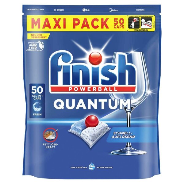finish POWERBALL QUANTUM ALL IN 1 Spülmaschinentabs 50 St.  ( 3311050 )