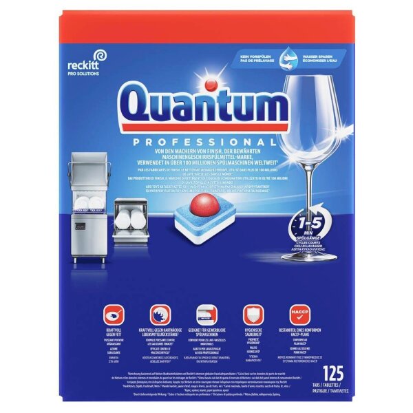 Quantum Professional Spülmaschinentabs, 125 St.