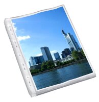 Gera-Folien Prospekthüllen DIN A4 transparent genarbt 0,05 mm, 100 St.