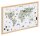 Zeller Whiteboard Weltkarte 60,0 x 40,0 cm natur, bunt Stahl