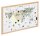 Zeller Whiteboard Weltkarte 60,0 x 40,0 cm natur, bunt Stahl