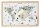 Zeller Whiteboard Weltkarte 60,0 x 40,0 cm natur, bunt Stahl