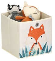 Zeller Fuchs Aufbewahrungsbox beige 28,0 x 28,0 x 28,0...