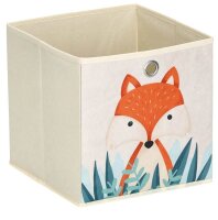 Zeller Fuchs Aufbewahrungsbox beige 28,0 x 28,0 x 28,0...