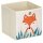 Zeller Fuchs Aufbewahrungsbox beige 28,0 x 28,0 x 28,0 cm, 1 St.