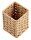 Zeller Stiftehalter Papiergeflecht natur Papiergeflecht 8,0 x 8,0 x 10,7 cm