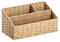 Zeller Schreibtisch-Organizer Papiergeflecht natur...