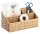 Zeller Schreibtisch-Organizer Papiergeflecht natur Papiergeflecht 3 Fächer 25,5 x 14,2 x 12,2 cm