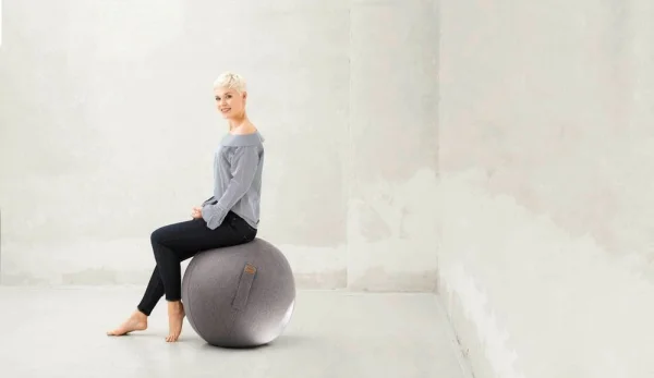 SITTING BALL FELT Sitzball anthrazit 65,0 cm
