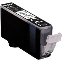 KMP  schwarz Druckerpatrone kompatibel zu Canon CLI-521 BK