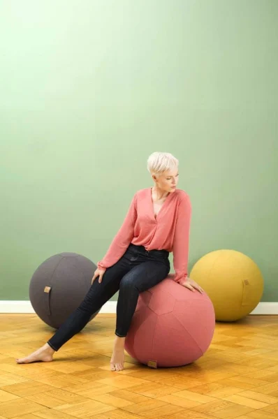 SITTING BALL FELT Sitzball senf 65,0 cm