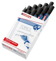 edding 380 Flipchart-Marker schwarz 1,5 - 3,0 mm, 10 St.