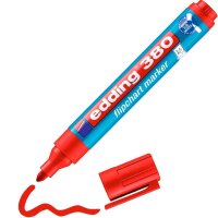 edding 380 Flipchart-Marker farbsortiert 1,5 - 3,0 mm, 4 St.
