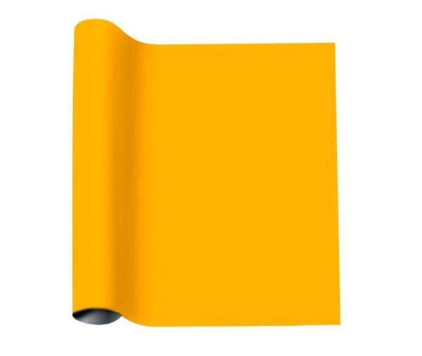 plottiX PremiumFlock Bügelfolie gelb Flock-Folie 32,0 x 50,0 cm,  1 Rolle