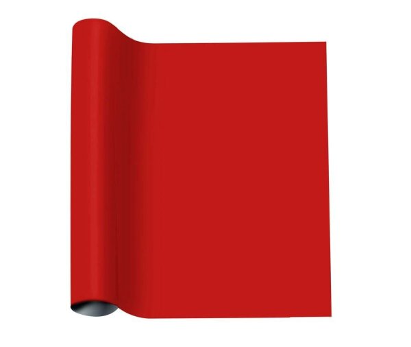 plottiX PremiumFlock Bügelfolie rot Flock-Folie 32,0 x 50,0 cm,  1 Rolle