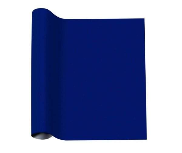 plottiX PremiumFlock Bügelfolie blau Flock-Folie 32,0 x 50,0 cm,  1 Rolle