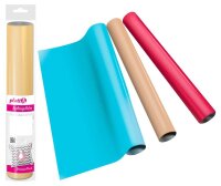 plottiX PremiumFlock Bügelfolie grün Flock-Folie 32,0 x 50,0 cm,  1 Rolle