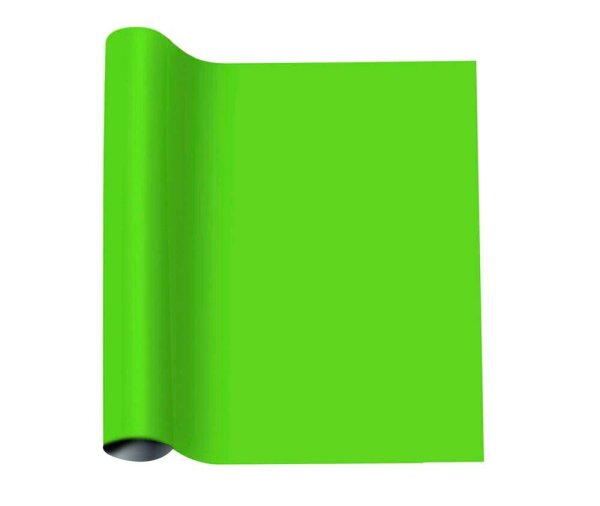 plottiX PremiumFlock Bügelfolie grün Flock-Folie 32,0 x 50,0 cm,  1 Rolle