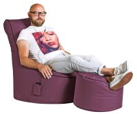 SITTING POINT Swing SCUBA® Sitzsack aubergine