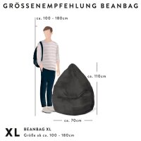 SITTING POINT BeanBag BRAVA® XL Sitzsack dunkelblau