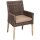 Garden Pleasure Sitzgruppe NORVELL/PUEBLO braun, natur Holz, 3-teilig