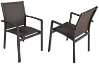 Garden Pleasure Sitzgruppe NEREA, schwarz Metall, 7-teilig