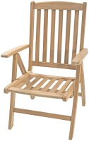 Garden Pleasure Sitzgruppe SOLO, natur Holz, 3-teilig