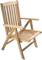 Garden Pleasure Sitzgruppe SOLO, natur Holz, 3-teilig