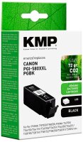 KMP  schwarz Druckerpatrone kompatibel zu Canon...