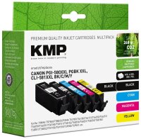 KMP  1x pigmentschwarz, 1x schwarz, 1x cyan, 1x magenta,...