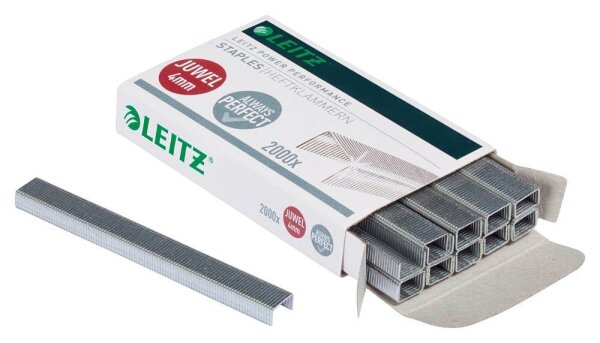 LEITZ Heftklammern Juwel 5640 4 mm, 2.000 St.