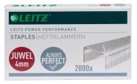 LEITZ Heftklammern Juwel 5640 4 mm, 2.000 St.