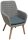 Garden Pleasure Sitzgruppe RAPALLO/ARVADA dunkelgrau, grau Kunststoff, Holz, 9-teilig