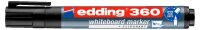edding 360 Whiteboard-Marker schwarz 1,5 - 3,0 mm, 10 St.
