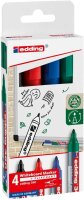 edding 360 Whiteboard-Marker farbsortiert 1,5 - 3,0 mm, 4...