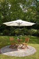 Garden Pleasure Sitzgruppe IBARRA, natur Holz, 3-teilig