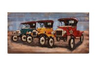 Garden Pleasure Wandbild 3D Oldtimer, Metall
