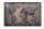 Garden Pleasure Wandbild 3D Weltkarte grau, Metall