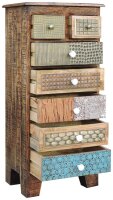 Garden Pleasure Kommode KALAY, 304056 vintage-braun 50,0 x 35,0 x 110,0 cm, 1 St.