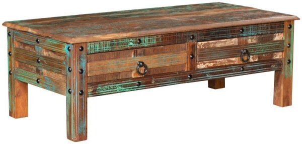 Garden Pleasure KALANKA Beistelltisch quadratisch Massivholz braun 115,0 x 55,0 x 40,0 cm, 1 St.