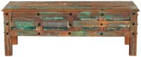 Garden Pleasure KALANKA Beistelltisch quadratisch Massivholz braun 115,0 x 55,0 x 40,0 cm, 1 St.