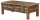 Garden Pleasure KALANKA Beistelltisch quadratisch Massivholz braun 115,0 x 55,0 x 40,0 cm, 1 St.