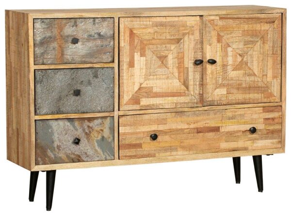 Garden Pleasure Kommode YAMUNA, 304064 braun 117,0 x 31,0 x 79,0 cm, 1 St.