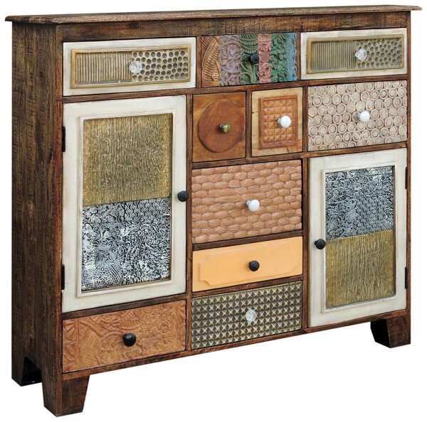 Garden Pleasure Sideboard KALAY, 304055 vintage-braun 125,0 x 35,0 x 111,0 cm, 1 St.