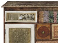 Garden Pleasure Sideboard KALAY, 304055 vintage-braun 125,0 x 35,0 x 111,0 cm, 1 St.