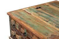Garden Pleasure KALANKA Beistelltisch quadratisch Massivholz braun 90,0 x 90,0 x 47,0 cm, 1 St.