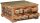 Garden Pleasure KALANKA Beistelltisch quadratisch Massivholz braun 90,0 x 90,0 x 47,0 cm, 1 St.