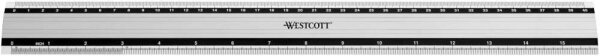 WESTCOTT Lineal 40,0 cm, silber